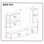 Вітальний набір BOX TV3 (BOX-32 2шт, BOX-22 1шт, BOX-42 TV 1шт, BOX-44 TV 1шт)
